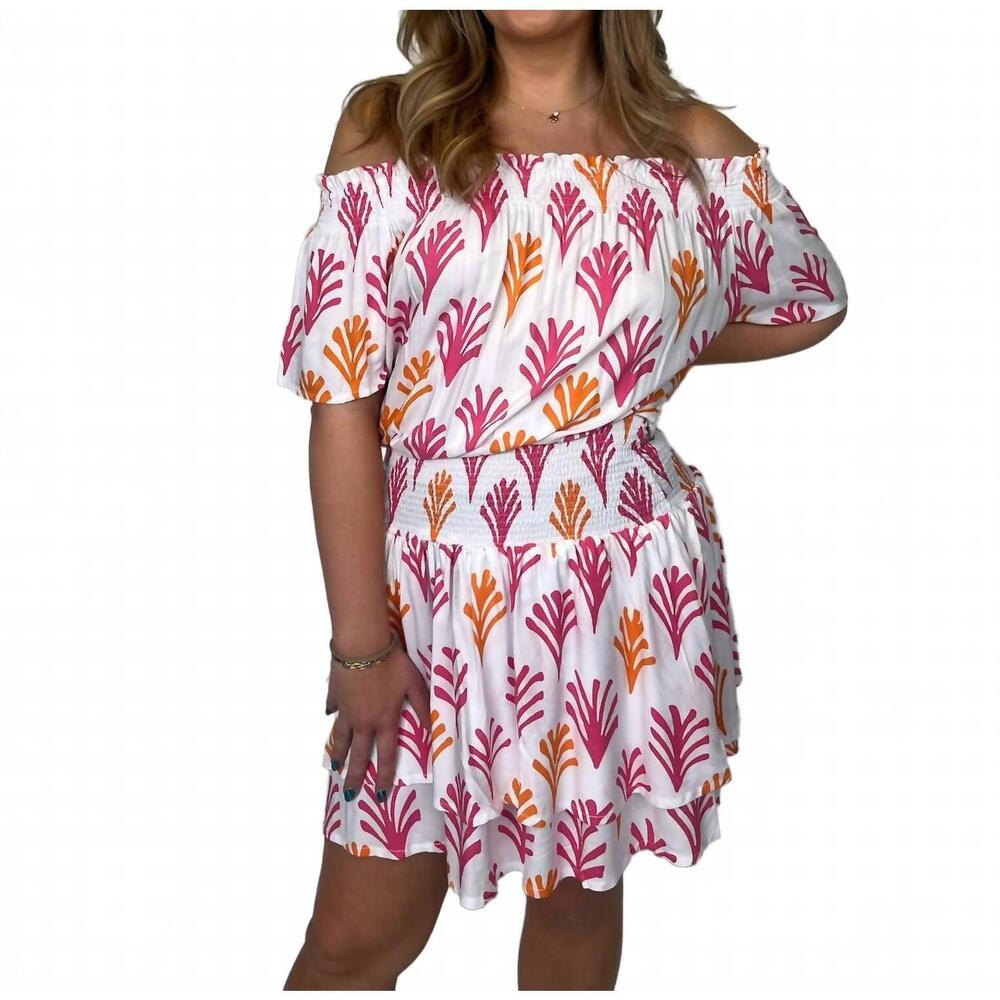 NEW ROMI THE BRAND gypsy mini dress in pink